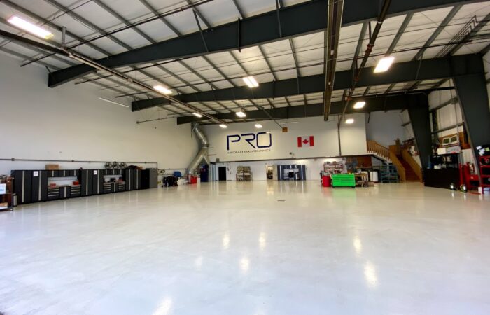 Pro Aircraft Maintenance Fully Equipped Hangar with Pilatus PC-12, Cessna and Cirrus SR-20 Aircrafts Parked Inside
